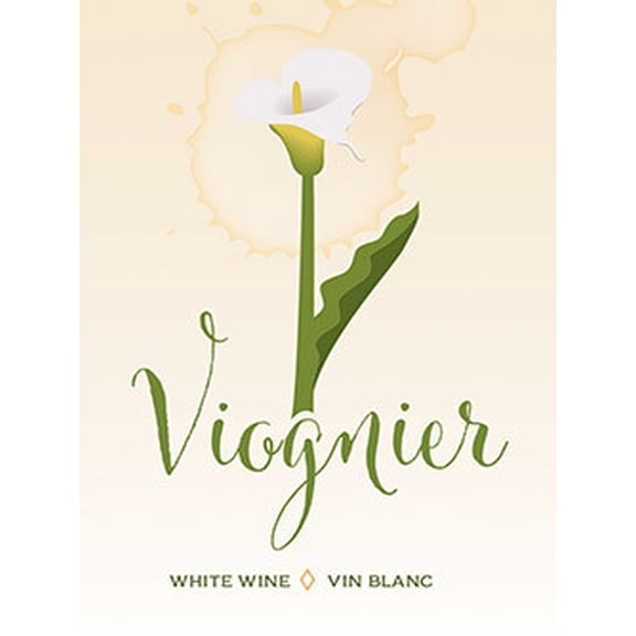LD Carlson Viognier Wine Labels 30 ct