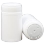 LD Carlson White PVC Shrink Capsules 500 Bulk
