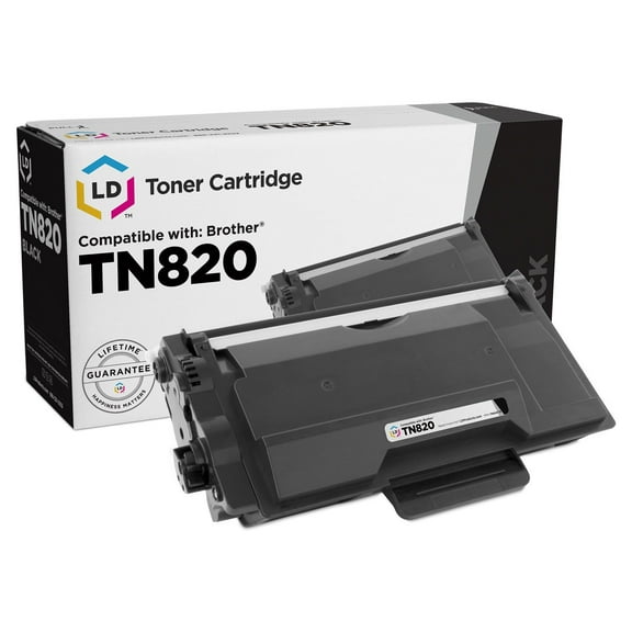 LD Products Compatible Replacement Toner & Drum Unit Brother TN820 & DR820 1 Toner, 1 Drum, 2PK