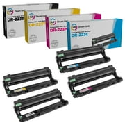LD Products Compatible Replacement Brother DR-223 Drum Unit Set Black, Cyan, Magenta, Yellow
