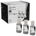 thumbnail image 1 of LD Compatible Ink Bottle Replacements for Canon GI-26 / GI26BK (Black 3-PK) for Maxify GX6020 GX7020, 1 of 8
