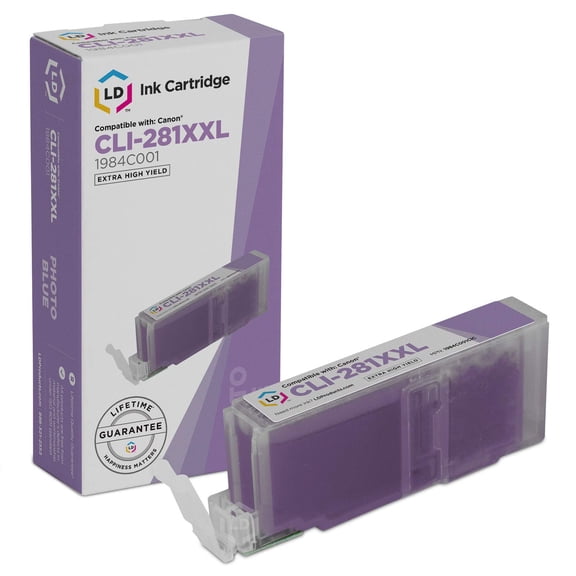 LD Products Compatible Replacement for Canon CLI-281XXL 1984C001 Super HY Photo Blue Ink