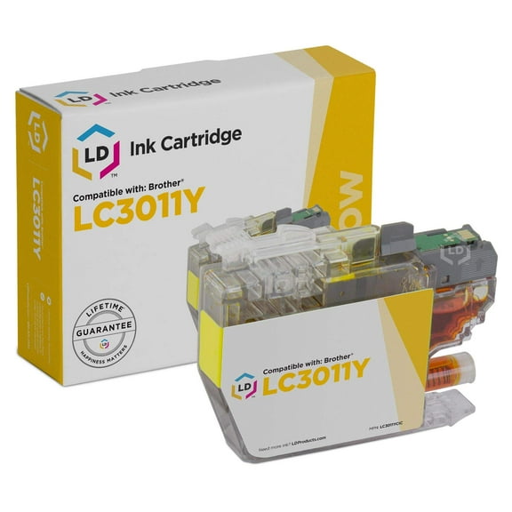LD Products Compatible Replacement for Brother LC3011 / LC3011Y Yellow Ink Cartridge