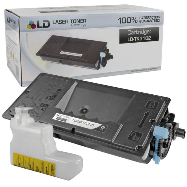 LD Compatible Kyocera-Mita Black TK-3102 / 1T02MS0US0 Laser Toner Cartridge for use in FS-2100DN Printers