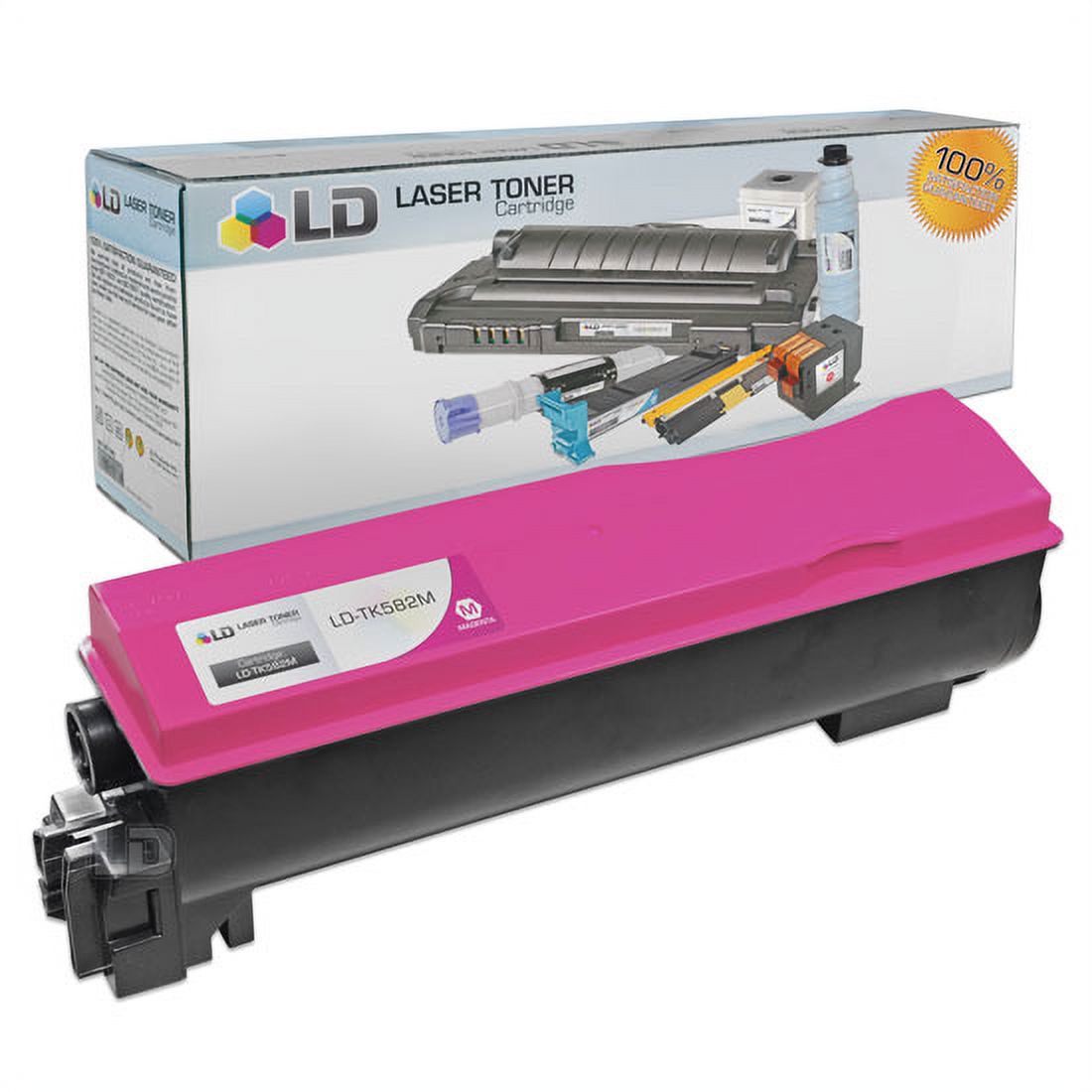 LD Compatible Kyocera-Mita Magenta TK-582M Laser Toner Cartridge for the FS-C5150DN - image 1 of 1