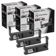 thumbnail image 1 of LD Compatible Replacement ERC-43 Black Ribbon Cartridge Set of 3 for Epson ERC43B TM-H6000IV, 1 of 9