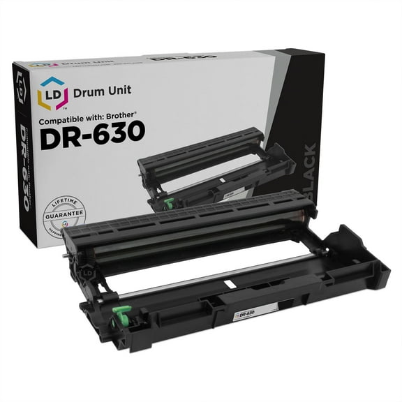 LD Compatible Replacement for DR630 Drum Unit for use in DCP-L2520DW, DCP-L2540DW, HL-L2300D, HL-L2305W, HL-L2320D, HL-L2340DW, HL-L2360DW, HL-L2380DW, MFC-L2700DW, MFC-L2705DW, MFC-L2720DW