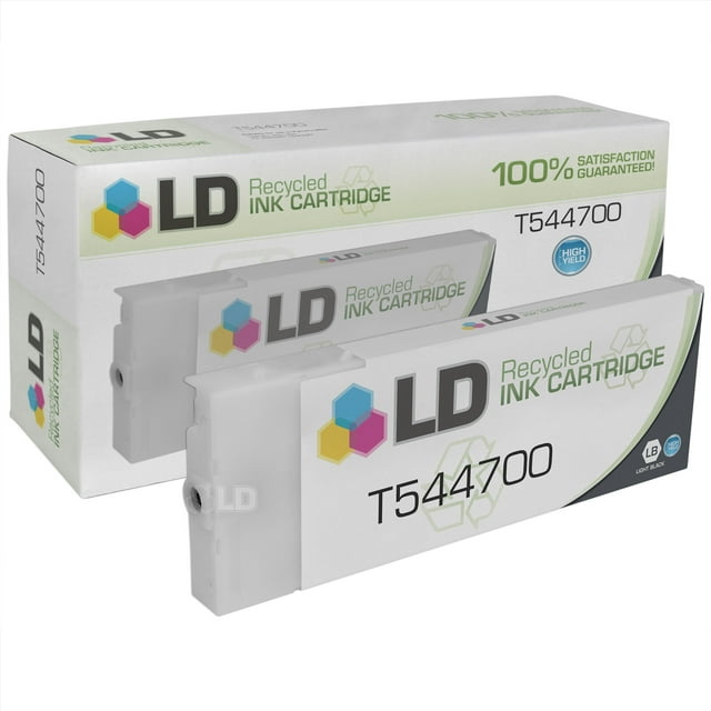 LD Compatible Replacement for Epson T544700 High Yield Light Black Pigment Cartridge for use in Epson Stylus Pro 4000, 4000 Professional Edition, 7600 Pigment, & 9600