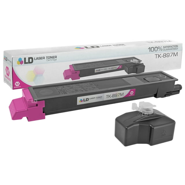 LD Compatible Replacement for Kyocera-Mita TK-897M Magenta Laser Toner Cartridge for use in Kyocera-Mita TASKalfa 205c, 255, 255c, FS-C8520MFP, and FS-C8525MFP s