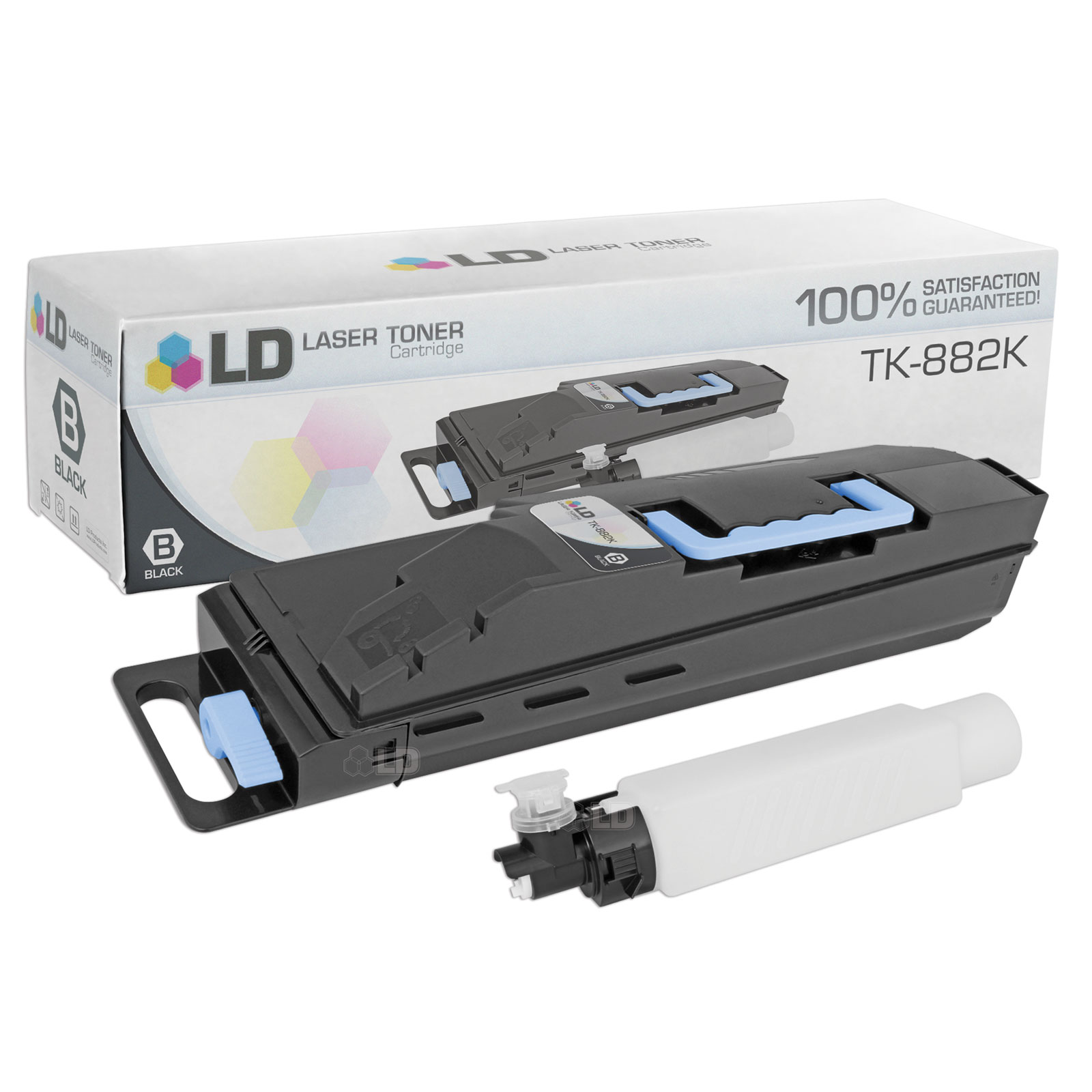 LD Compatible Replacement for Kyocera-Mita 1T02KA0US0 (TK-882K) Black Laser Toner Cartridge for use in Kyocera-Mita FS-C8500DN - image 1 of 1