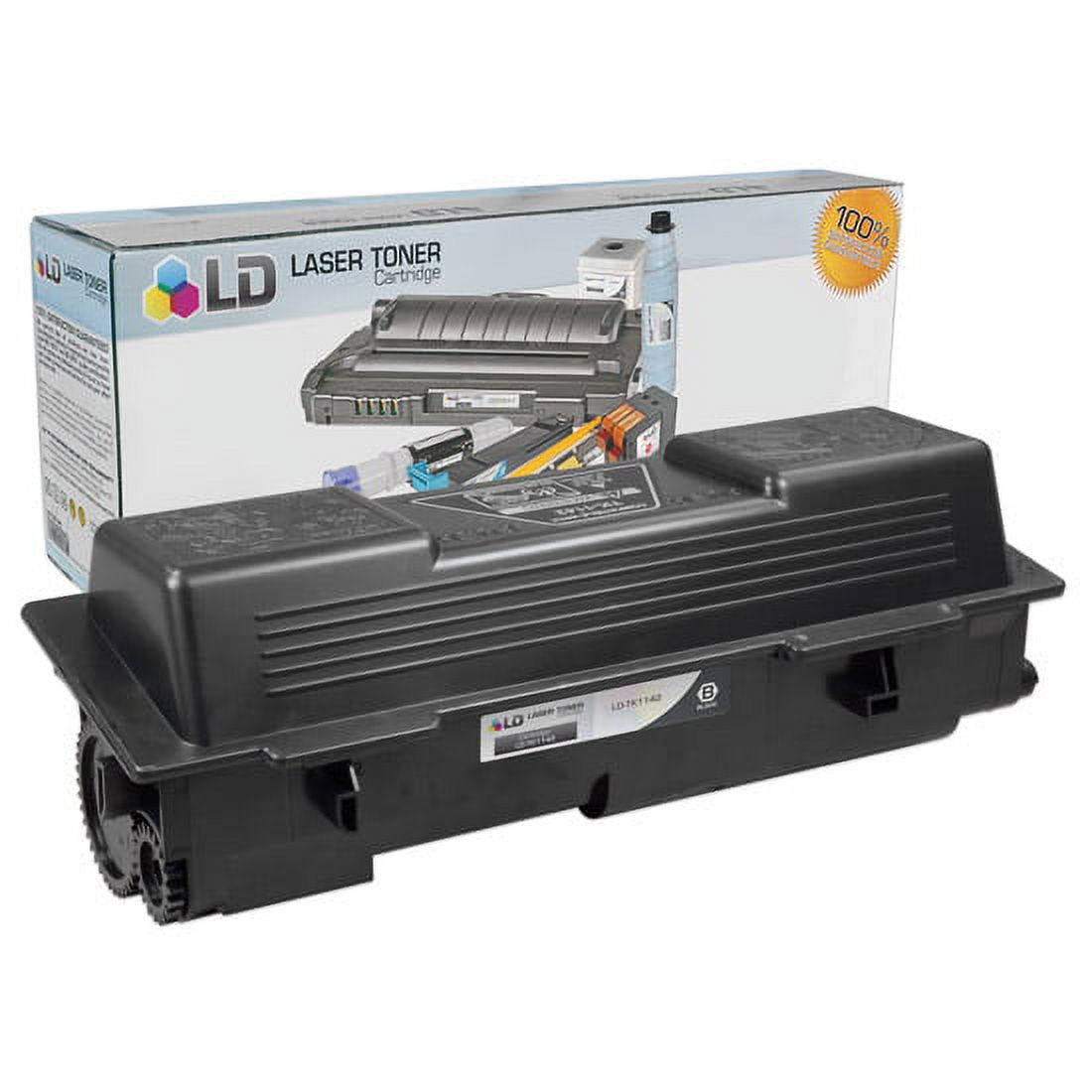 LD Compatible Replacement for Kyocera-Mita TK-1142 Black Laser Toner Cartridge for use in Kyocera-Mita FS-1035 MFP, FS-1135 MFP, and Laser M2035dn s - image 1 of 1