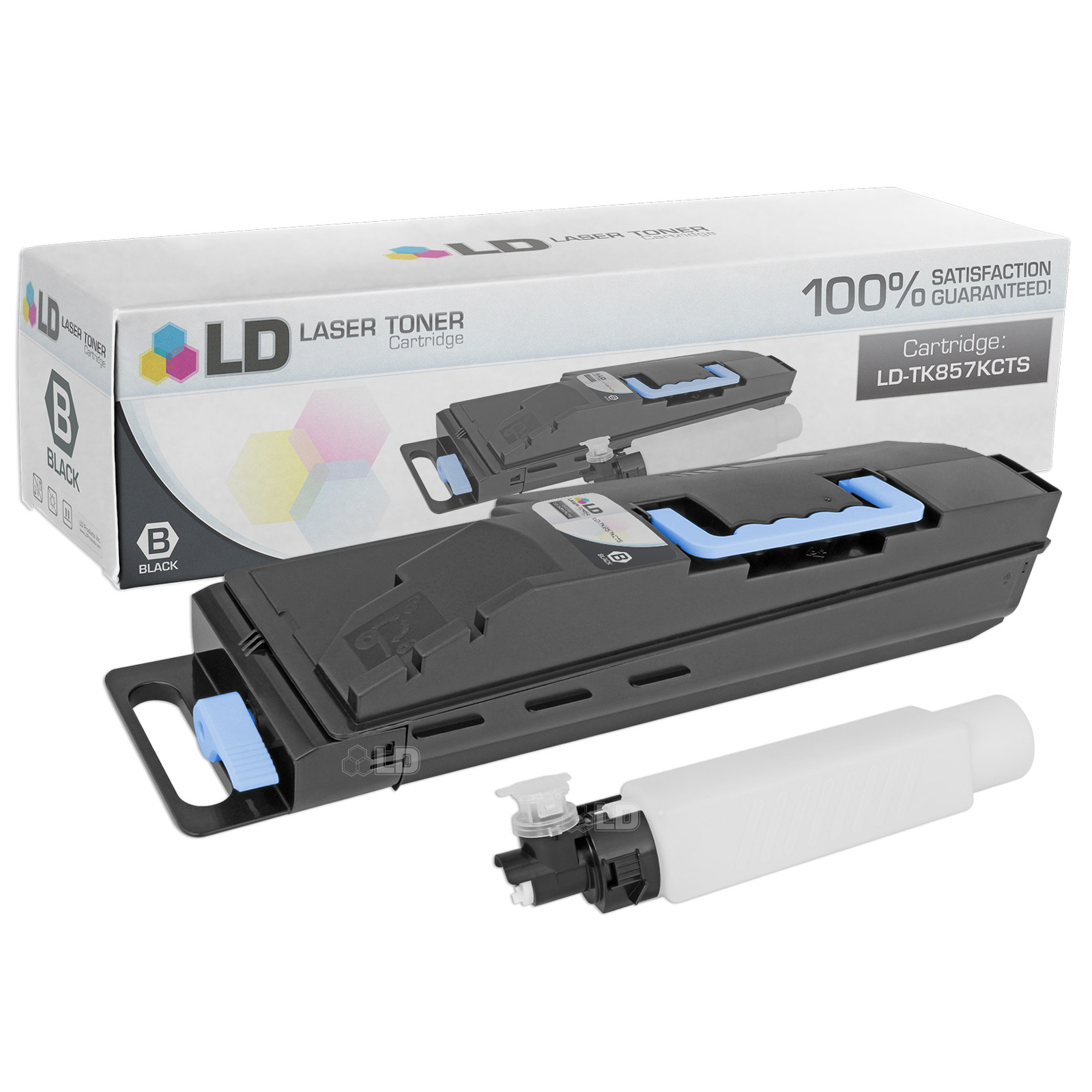LD Compatible Replacement for Kyocera-Mita TK-857K Black Laser Toner Cartridge for use in Kyocera-Mita TASKalfa 400ci, 500ci, and 522ci s - image 1 of 1