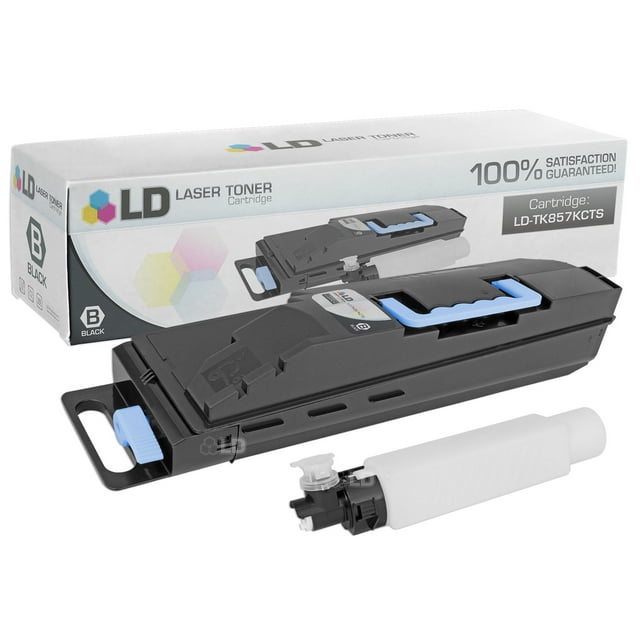 LD Compatible Replacement for Kyocera-Mita TK-857K Black Laser Toner Cartridge for use in Kyocera-Mita TASKalfa 400ci, 500ci, and 522ci s