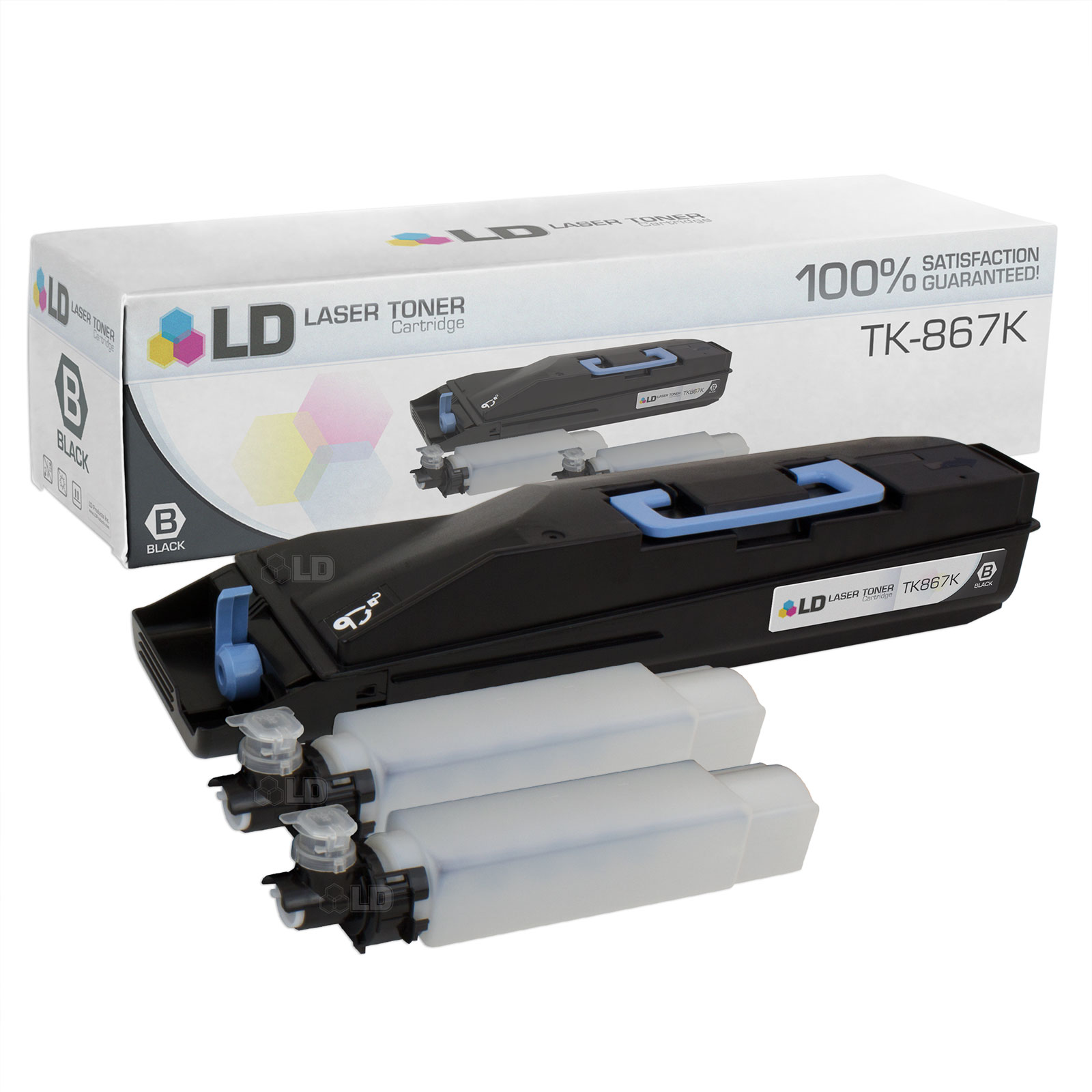 LD Compatible Replacement for Kyocera Mita TK-867K Black Laser Toner Cartridge for use in Kyocera Mita TASKalfa 250ci, and 300ci s - image 1 of 1