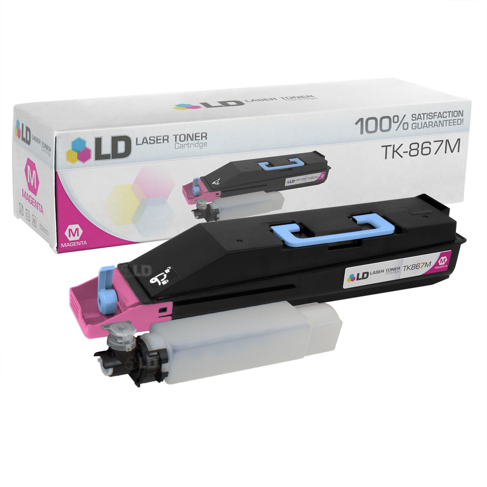 LD Compatible Replacement for Kyocera Mita TK-867M Magenta Laser Toner Cartridge for use in Kyocera Mita TASKalfa 250ci, and 300ci s - image 1 of 1