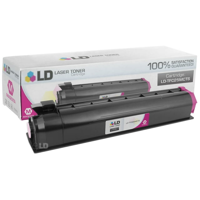 LD Compatible Replacement for Toshiba T-FC25-M Magenta Laser Toner Cartridge for use in Toshiba e-Studio 2040C, 2540C, 3040C, 3540C, and 4540C s