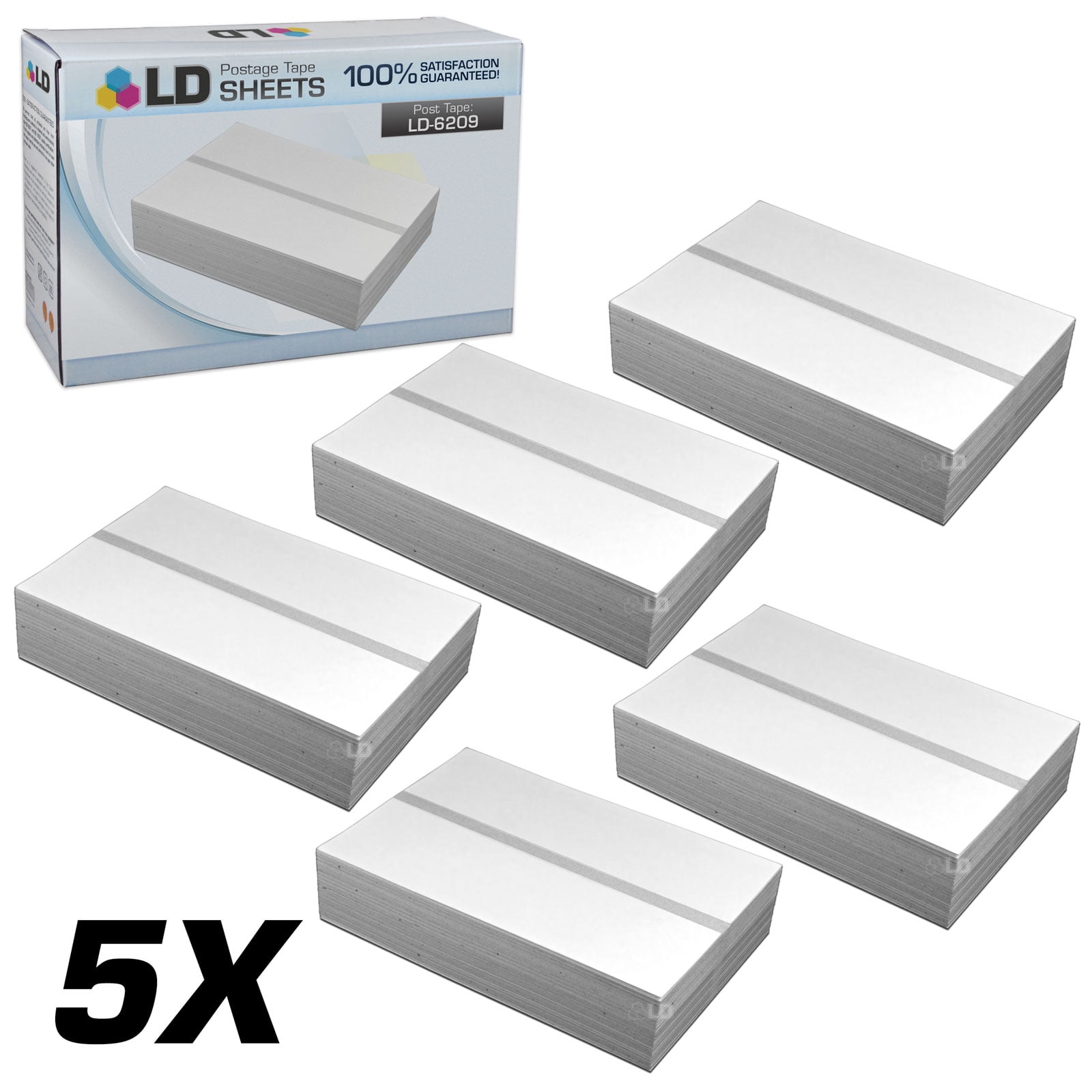 LD Compatible Replacements for Pitney Bowes 6209 Set of 5 (300 Tapes