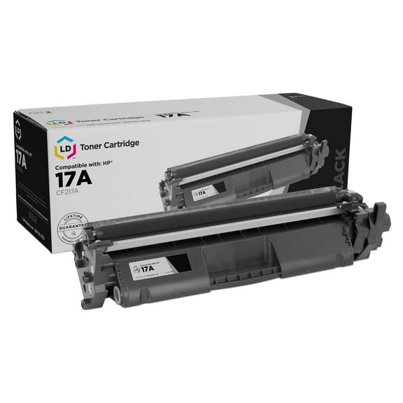 LD Products Compatible Toner Cartridge Replacement for HP 17A CF217A Black 1.6K Page Yield