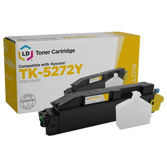 LD Products Compatible Toner Cartridge Replacement for Kyocera Mita TK-5272 1T02TVAUS0 (Yellow)