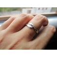 thumbnail image 1 of LD DESIGNS Minimalist Silver Cross Ring for Women – Closed Band 925 Sterling Silver Ring with Modern Faith-Inspired Design, 1 of 5