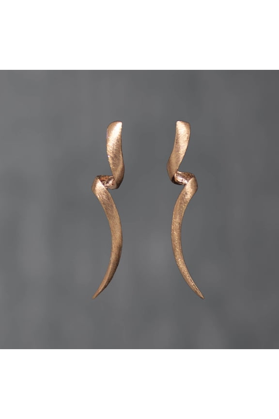 Silver Earrings, Silver Drops, Statement Earrings, Balinese Jewellery, Textured Earrings, Double Axe Earrings, Sterling Silver