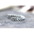 thumbnail image 1 of LD DESIGNS- Sterling Silver Wrap Ring Adjustable Wheat Design Band | Comfortable Stylish Fine Silver Jewelry for Women, 1 of 6