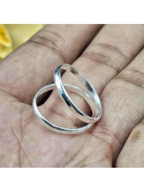 Swan Neck Splint Ring, Silver Adjustable Thin Minimalist Band, Handcrafted Curved Stackable Fashion Jewelry