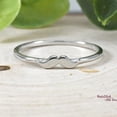 thumbnail image 1 of LD DESIGNS Trendy Mustache Ring, 925 Sterling Silver Dainty Tiny Small Cute Mustache Ring, Fashion Jewelry, Everyday Ring, 1 of 3