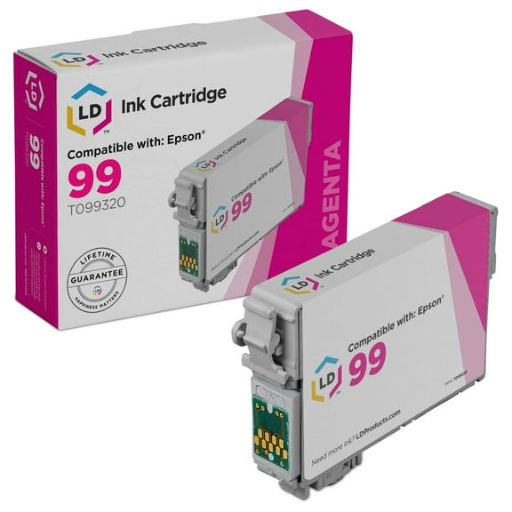 LD Products Compatible Ink Cartridge Replacement for Epson 99 T099320 (Magenta)