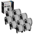 thumbnail image 1 of LD Products 10 Rolls White Paper Tape Replacement for Brother DK-2205, 1 of 9