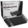 thumbnail image 1 of LD Compatible Replacement Okidata 44173403 5PK Black Ribbon Cartridges for Microline 620 690, 1 of 9