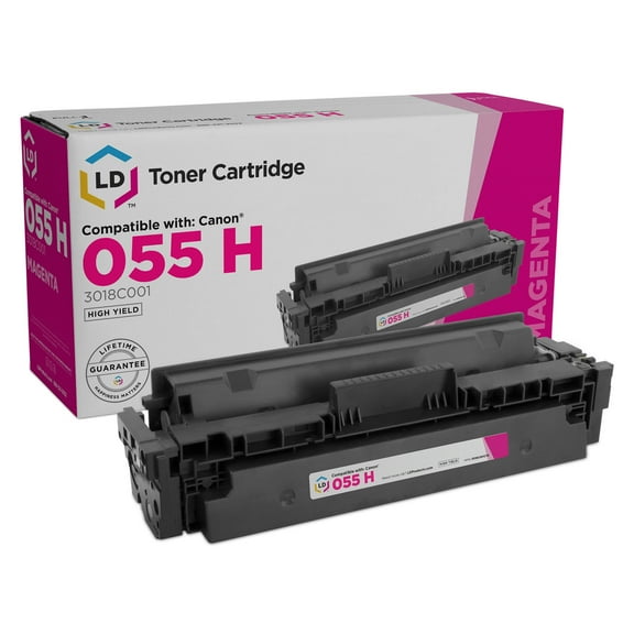 LD Products Compatible Toner Cartridge Replacement for Canon 055H Magenta HY Toner