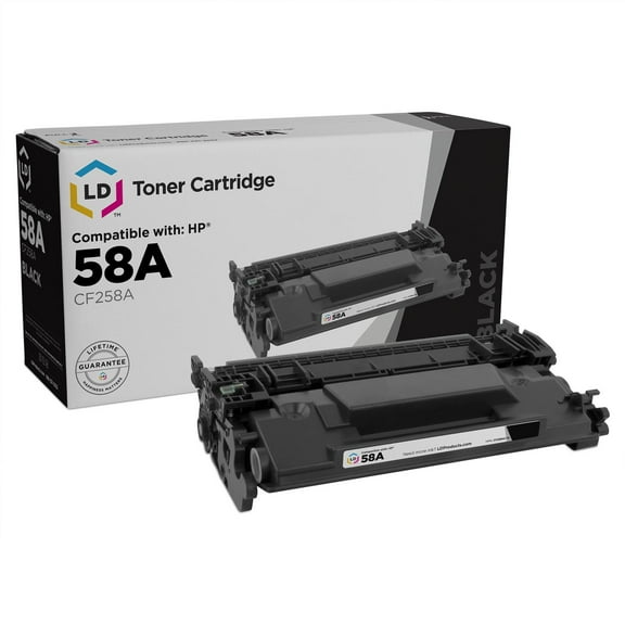LD Products Compatible Replacement for HP 58A CF258A Black Toner w/CHIP for LaserJet Pro M404 M428