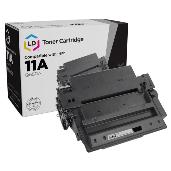 LD Products Compatible Toner Cartridge Replacement for HP 11A Q6511A (Black Single)