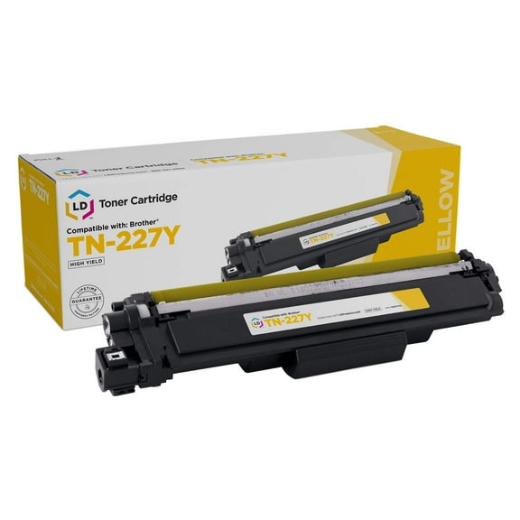 LD Products Compatible Toner Cartridge Replacement for Brother TN-227Y High Yield (Yellow)