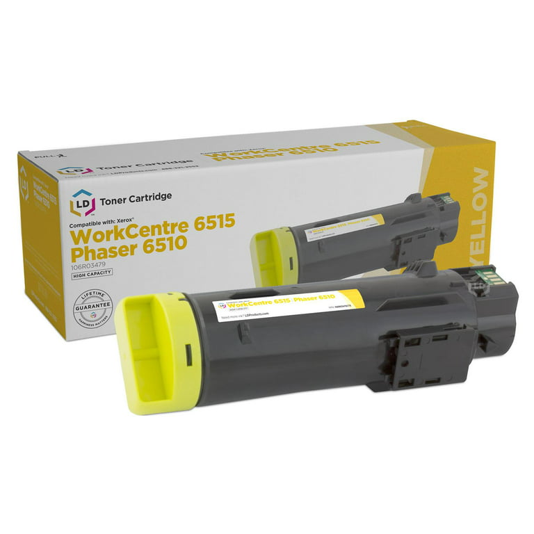 LD Products Compatible Toner Cartridge Replacement for Phaser 6510 and WorkCentre 6515 106R03479 High Yield (Yellow)