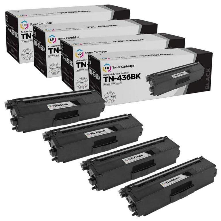 Cool Toner TN433 Compatible Toner Cartridge Set For Brother Printers - 4-Color, High Yield