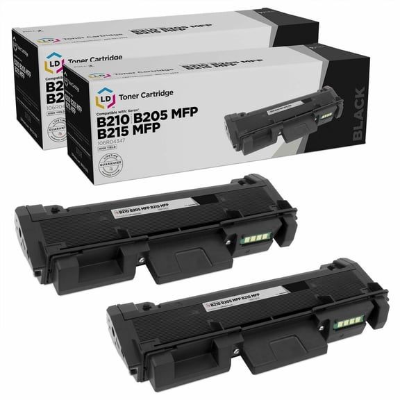 LD Products Compatible Toner Cartridges Xerox 106R04347 High Yield (Black, 2-Pack)