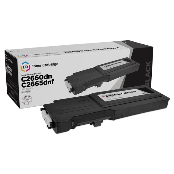 LD Products Compatible EcoPlus Toner Cartridge Replacement for Dell C2660 Black HY Toner