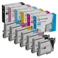 thumbnail image 1 of LD Products Compatible Replacement T048 Toner Set of 7 Ink for Epson T048 R300 RX500 RX600 R300M, 1 of 9