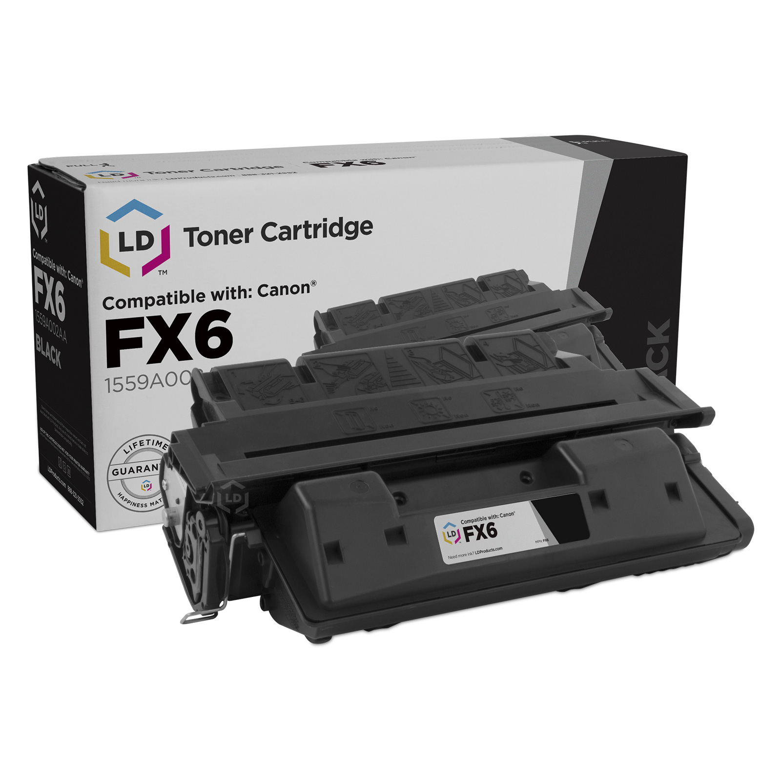 LD Products Remanufactured Toner Cartridge Replacement for Canon FX6 1559A002AA (Black) - image 1 of 6