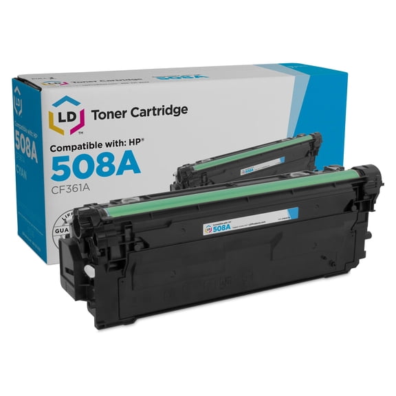 LD Products Toner Cartridge Compatible with HP 508A CF361A (Cyan, 1-Single) Compatible with Color LaserJet Enterprise M552dn, M553dn, M553dh, M553n, M553x