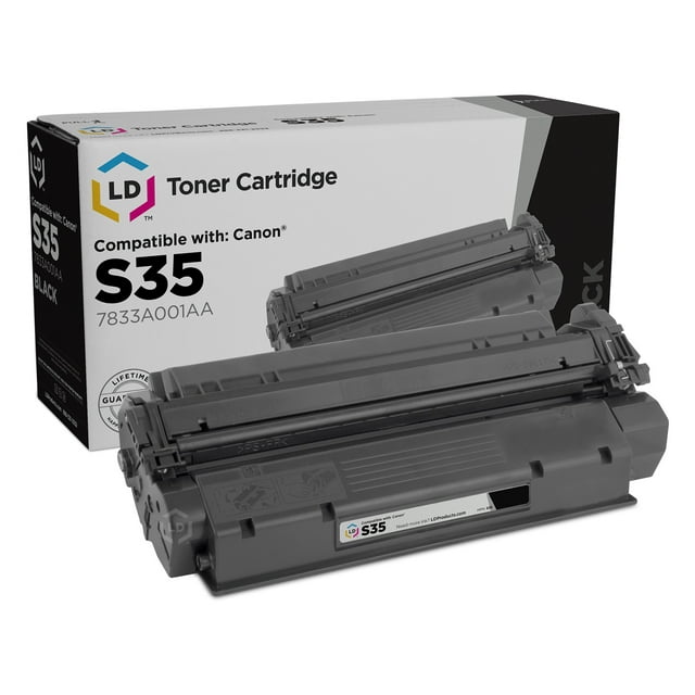 LD Remanufactured Replacement for Canon S35 7833A001AA Black Toner Cartridge for ICD-340, D320, D340, D383, L170 S35WAL-2