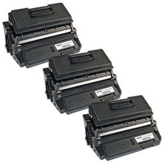 LD Remanufactured Xerox 106R01371 Set of 3 High Yield Black Toner Cartridges for Xerox Phaser 3600, 3600B, 3600DN, 3600EDN, & 3600N