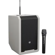 LD Systems ANNY 8 Portable 8" Battery-Powered Speaker With Wireless Handheld Mic, Urban Grey