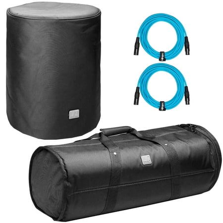 LD Systems MAUI 5 SAT BAG Transport Bag for LD MAUI 5 Columns & Subwoofer Transport Bag with Blue Cables Package