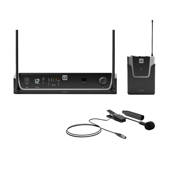 LD Systems U304.7 BPW (USA Version) Wireless Microphone System with Bodypack & Brass Instrument Microphone - 470-490 MHz