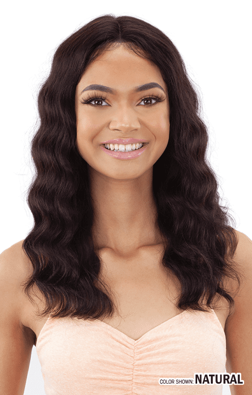 LD18 Lace Front Human Hair Wig By Galleria / Natural / 18 INCH Lace Wigs