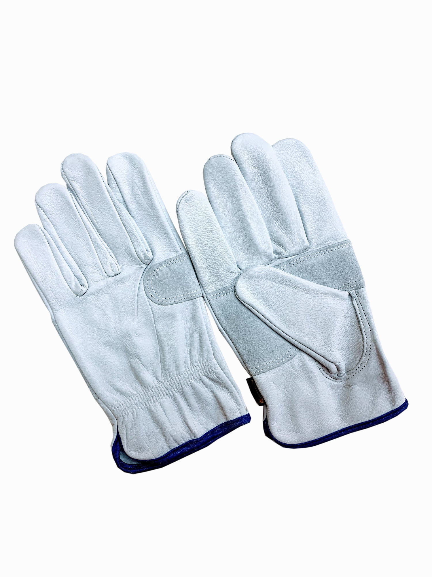 LD2125-M-12PK, Men's Goatskin Leather Driver Gloves with Reinforced Padded Palm, 12 Pair Value Pack