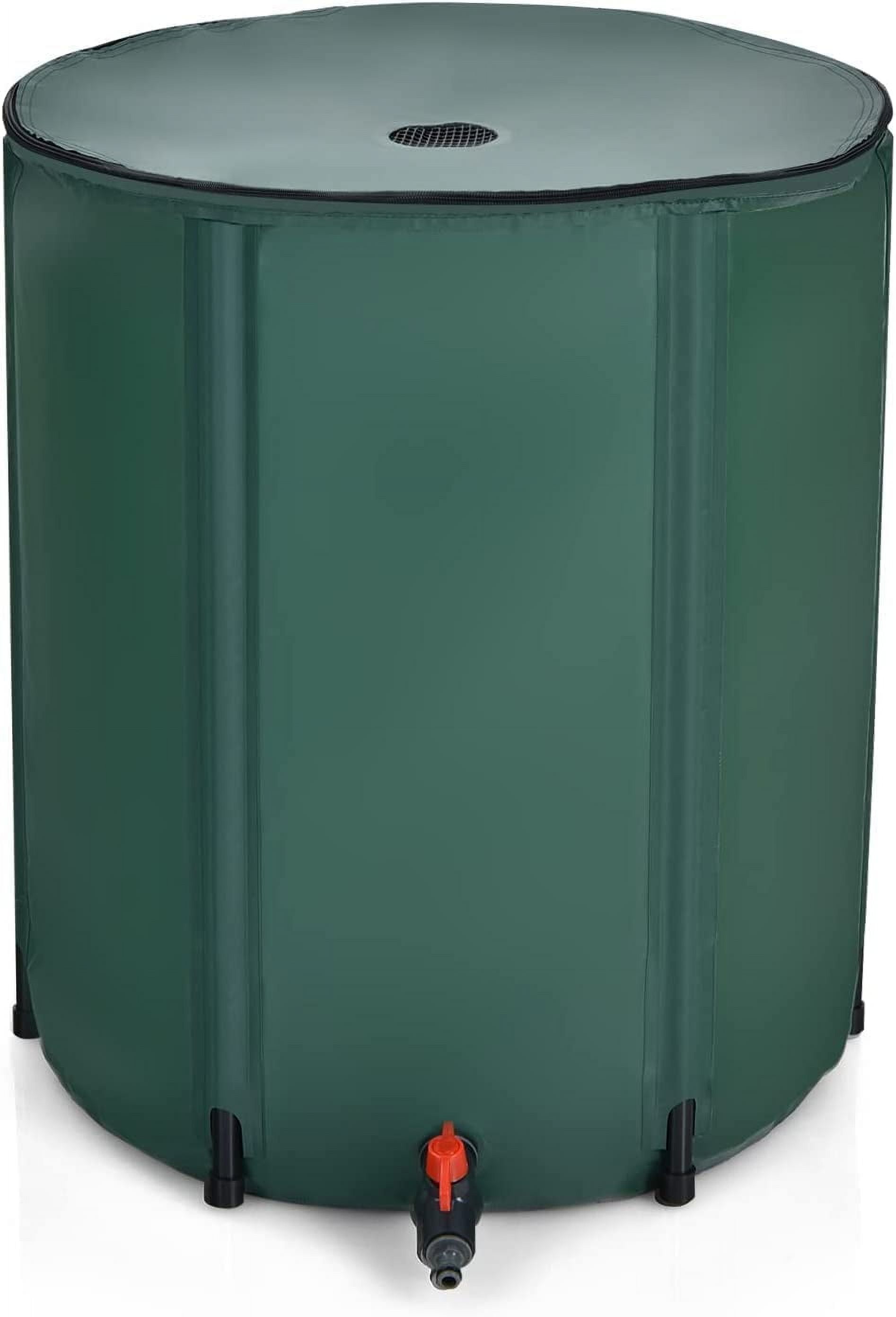 LDAILY 60 Gallon Collapsible Rain Barrel to Collect Rainwater from ...